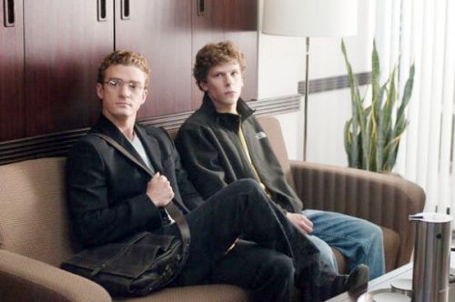 The Social Network's Justin Timberlake and Jesse Eisenberg